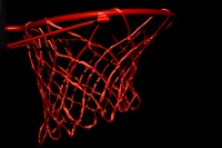 A basketball basket