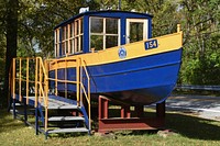 Retired Champlain canal system duty boat 154