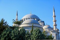 Free S&uuml;leymaniye Mosque image, public domain CC0 photo.
