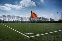 Free soccer field image, public domain sport CC0 photo.