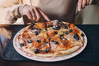 Free pizza image, public domain food CC0 photo.