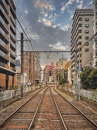 Streetcar Tracks, Toden Arakawa Line, Tokyo