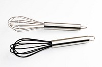 Mixing Whisks. Free food public domain CC0 photo.