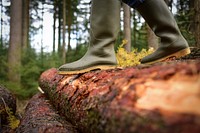 Free boot on wood image, public domain people CC0 photo.