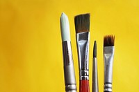 Free paint brush, art aesthetic background public domain CC0 photo.