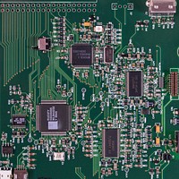 Free circuit board image, public domain CC0 photo.