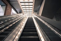 Free escalator image, public domain CC0 photo.