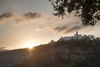 San Marino at sunset