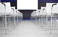 Free conference room image, public domain design CC0 photo.