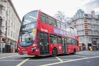 Free double-decker bus in London image, public domain CC0 photo.