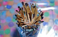 Free paint brush, art aesthetic background public domain CC0 photo.