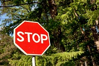 Free stop sign image, public domain CC0 photo.