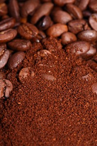 Free coffee beans photo, public domain drink CC0 image.