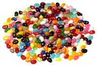 Free colorful jelly beans public domain sweet CC0 photo.