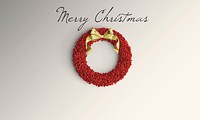 Free Christmas wreath image, public domain holiday CC0 photo.