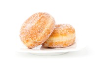 Free sugar donut image, public domain dessert CC0 photo.