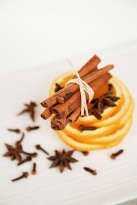 Free spice on dessert image, public domain food CC0 photo.