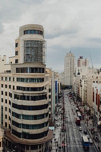 Building in the streets of Madrid