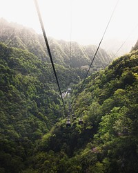 Cable car at Tianmen Mountain, China