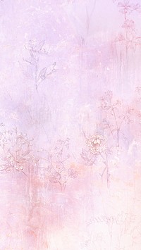 Pink mobile wallpaper, floral background