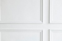 Interior white wall paneling decoration