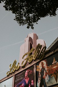 Art Deco movie theater in Los Angeles