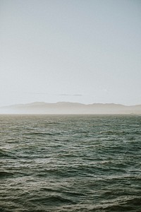 View of the ocean in California