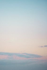 Clear pink and blue sky background