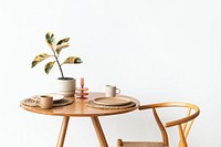 Minimal Scandinavian breakfast nook style