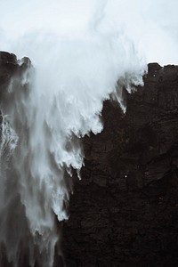 Fossá waterfall in the Faroe Islands