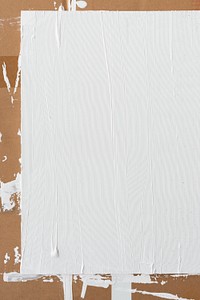 White painted texture on brown background
