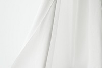 Flowing white curtain motion textured background