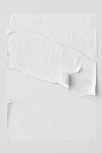 White torn paper texture on the wall