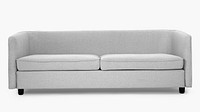 Sofa mockup psd in minimal style