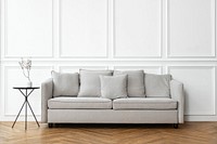 Sofa in minimal designed living room