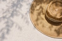 Brown floral sun hat summer essential fashion