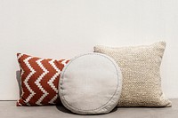 Printed cushions mediterranean interior design