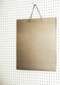 <p>Design space on blank paper bag</p>