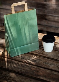 <p>Design space on blank paper bag</p>