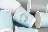 Paper cups mockup