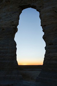 The Beautiful View of Monument Rocks