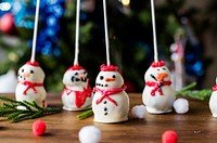 Snowman decorated sweets