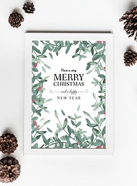 Hand drawing photo of Christmas day card