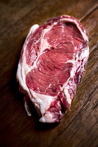 Fresh beef steak food photography recipe idea