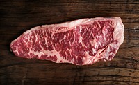 Raw marbled beef food photography recipe idea