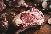 Fresh French beef food photography recipe idea