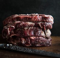 Beef steak food photography recipe idea