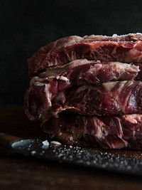 Beef steak food photography recipe idea