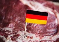 Fresh German beef steak food photography recipe idea