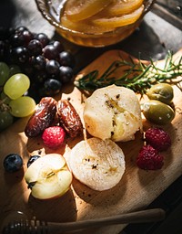 Cheese platter food photography recipe idea